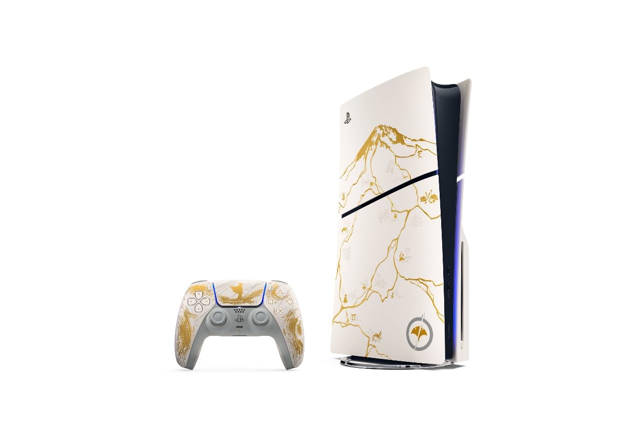 PlayStation5 Console Pack - Gold Limited Edition - Ghost of Yōtei PlayStation5 Console Pack - Gold Limited Edition - Ghost of Yōtei